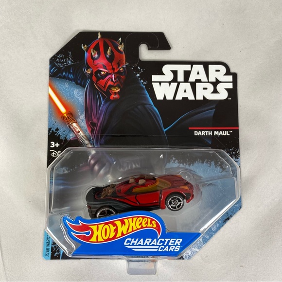 2014 Star Wars Hot Wheels Character Cars - Darth Maul & Darth Vader - Picture 2 of 5